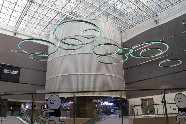 华清装饰公司华清广场商业公共区域装饰剪影