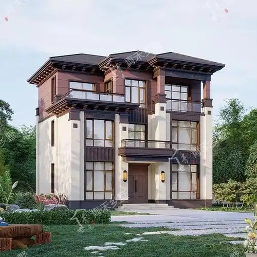 农村宅基地占地面积小,想建三层房子,那么看看这栋如何?