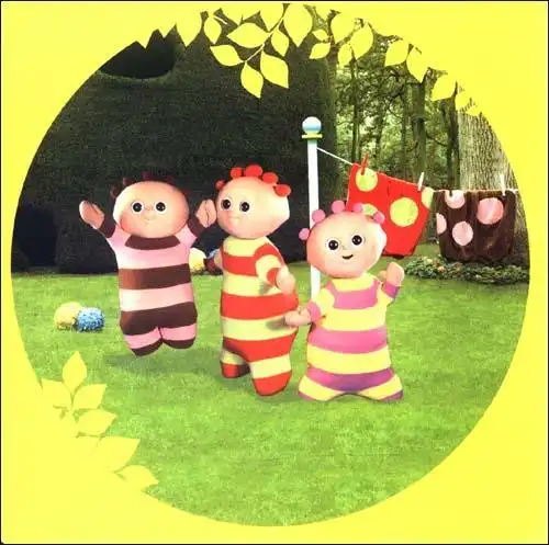 后来,所有的花园宝宝都一起跳啊跳.原来,花园宝宝