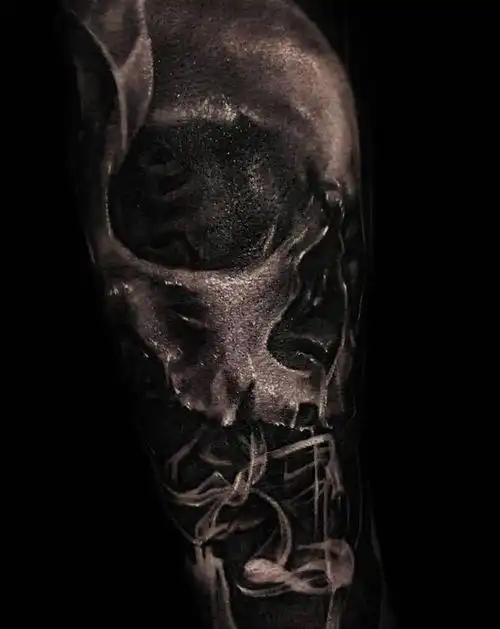 重生纹身图片_手臂欧美写实纹身图案