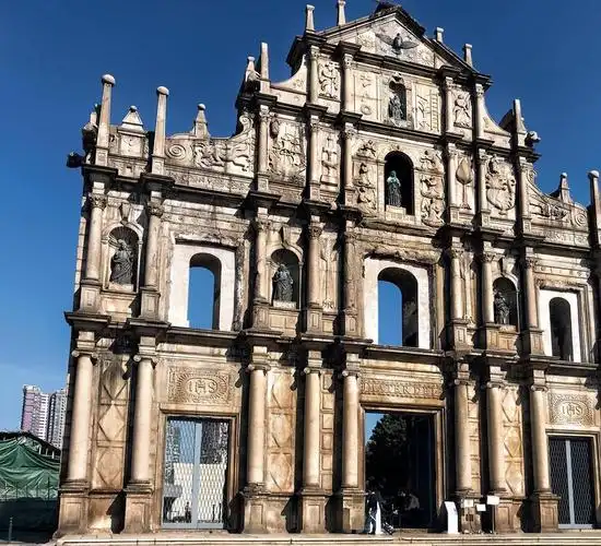 澳门标志性的大三巴牌坊