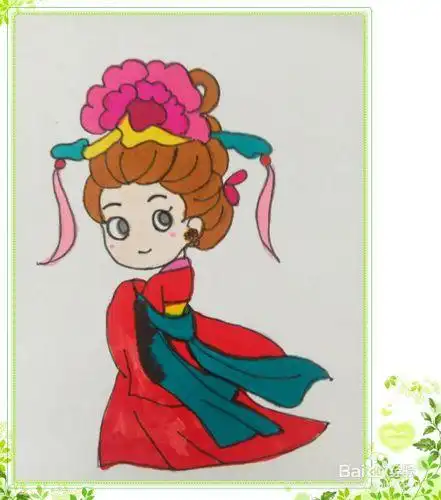 唐朝仕女俑侧面简笔画唐代仕女的简笔画怎么画唐代仕女的简笔画怎么画