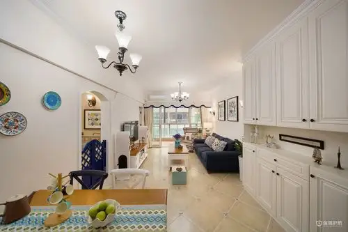 进门餐厅客厅相连户型,一进门就是餐厅客厅装修设计