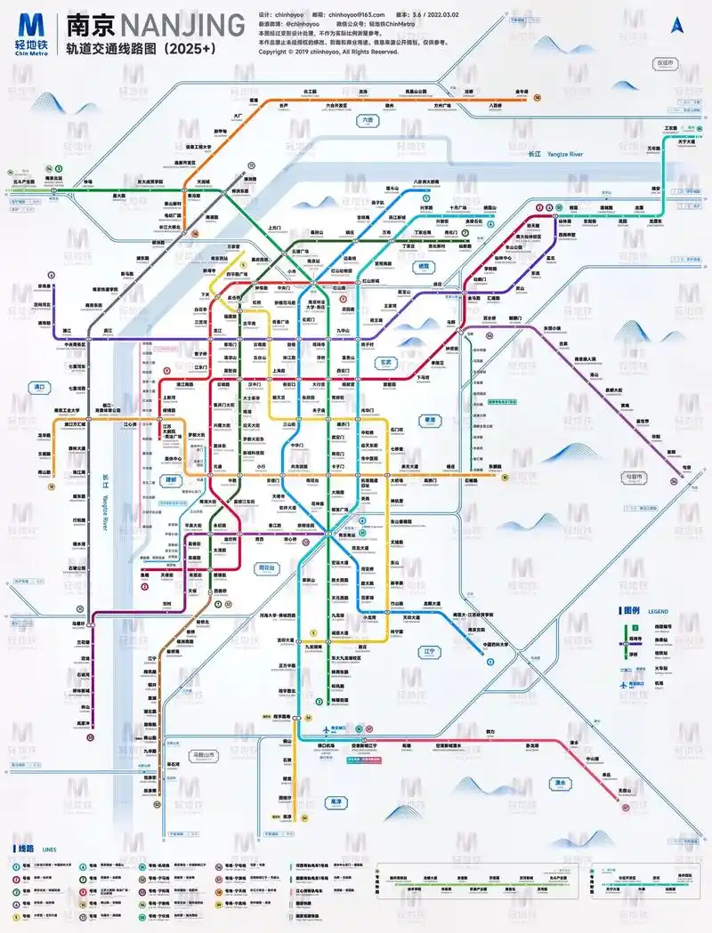 各阶段南京地铁规划图,找了 - 抖音