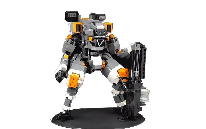 乐高moc作品先锋级泰坦fs1041机甲作品欣赏