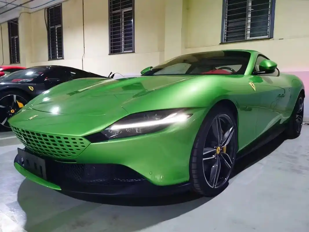 对 就是这辆颜色搭配巨牛掰的法拉利 - 抖音