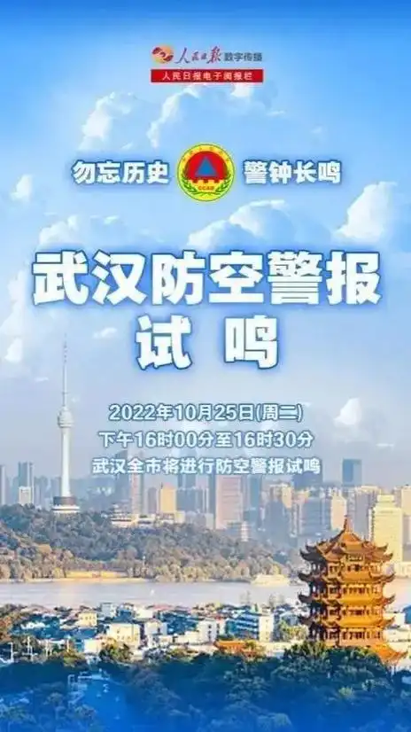武汉市防空警报试鸣的由来.武汉市首次鸣放防空警报是1937年 - 抖音