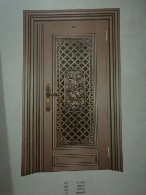 顶级玫瑰金不锈钢大门