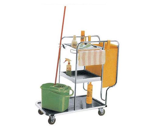 不锈钢清洁车垃圾车手推车多功能保洁车工具车酒店宾馆物业卫生