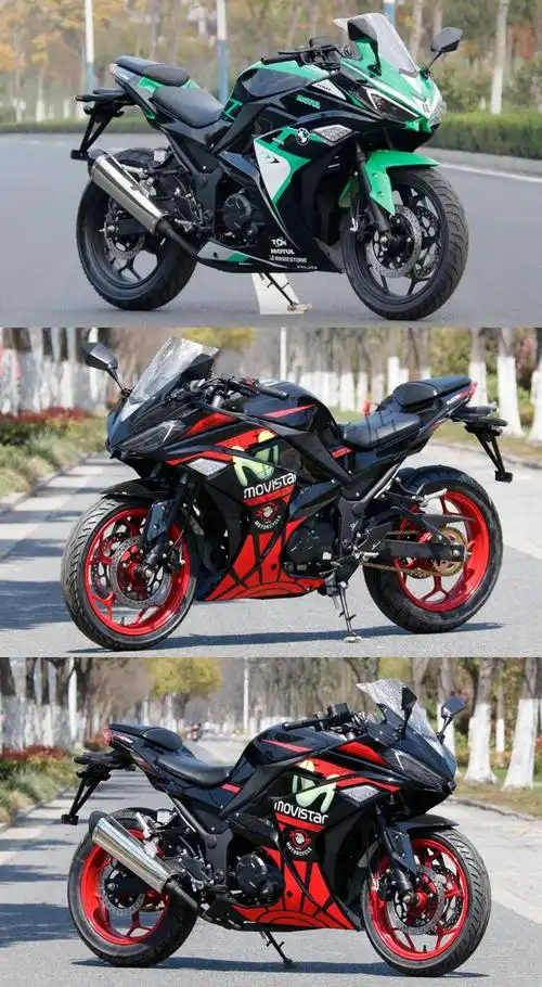 国产摩托车v6摩托车国四电喷小忍者400c双缸跑车趴赛r3地平线整车可