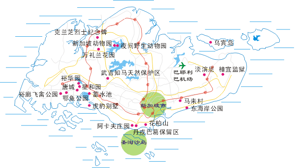 新加坡地图全图