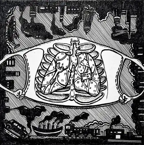 主题黑白装饰画 - 图形设计课程作业