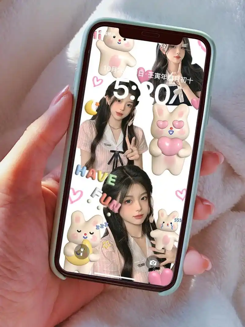 图小二:满屏女朋友壁纸,超好看的女友锁屏壁纸教程来了,教你用女朋友