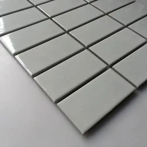 l & p 马赛克 sz056 地铁风格白瓷马赛克瓷砖地板和墙壁