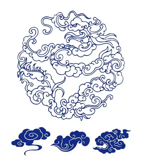 传统纹样纹饰祥云纹一