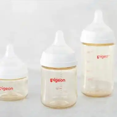 pigeon贝亲婴儿防摔ppsu奶瓶80ml