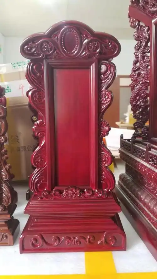 祖先牌位实木 红木牌位灵位祖先牌位莲位实木排位祠堂供奉灵牌寺庙