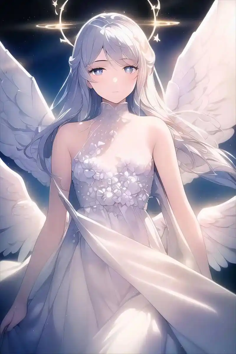 天使,可做壁纸.#壁纸 #动漫壁纸 #ai绘画  - 抖音