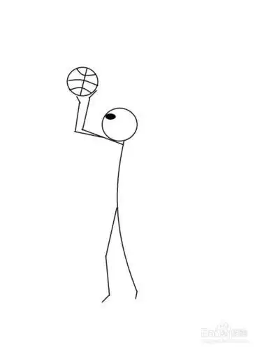 篮球运动是小伙伴都很喜欢的运动那现在我们来画一画投篮的简笔画