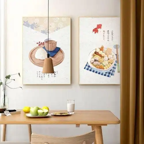 适合餐厅的壁画 吃饭厅墙壁要挂什么画