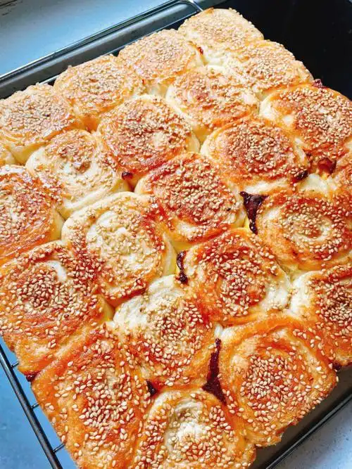 蜂蜜脆底小面包做法教程,超级柔软,1次成功