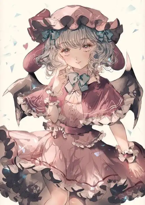 暗黑系哥特风萝莉插画作品欣赏