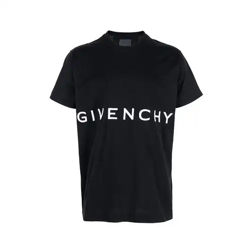 givenchy纪梵希新款男装休闲logo刺绣t恤短袖