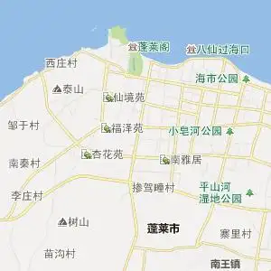 烟台蓬莱2路上行公交线路