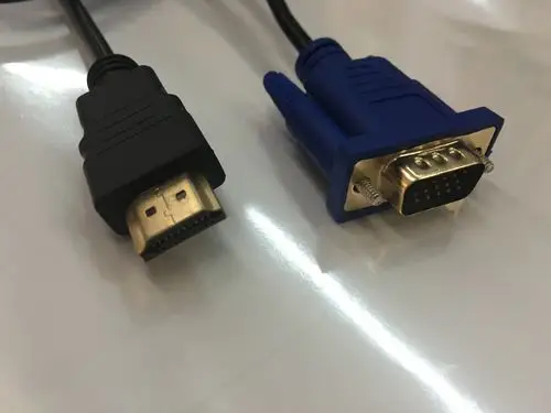 hdmi转vga数据线 hdmi转vga连接线 电脑电视显示器转接线 1.8m