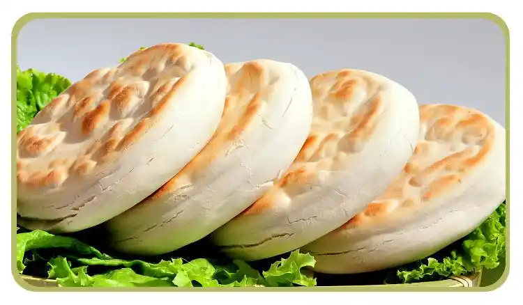 白吉饼肉夹馍饼陕西特产地方特色小吃白吉馍饼手工烧饼10个装盛源来20