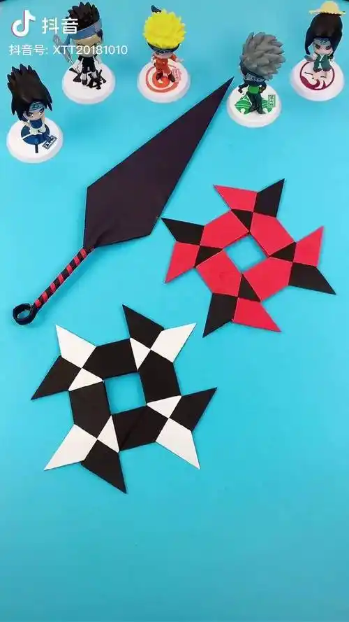 好玩又帅气的飞镖亲子手工动手动脑折纸玩具益智玩具飞镖