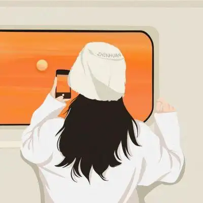 2021最新情侣手绘头像一对两张