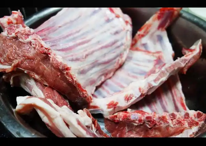 羔羊肉排冷冻生羊排肋排酒店餐馆火锅烧烤羊肉排整箱