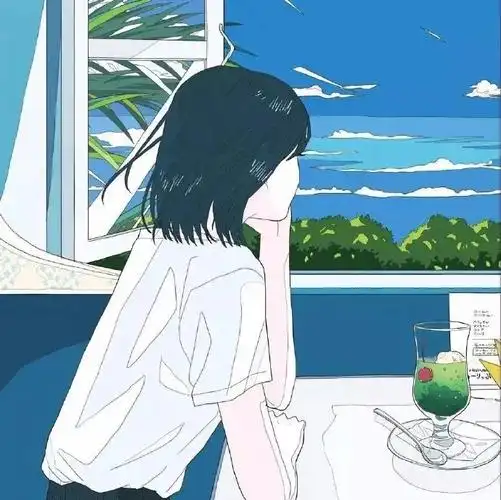 夏天的女生头像推荐.    #二次元新鲜事##动漫女头