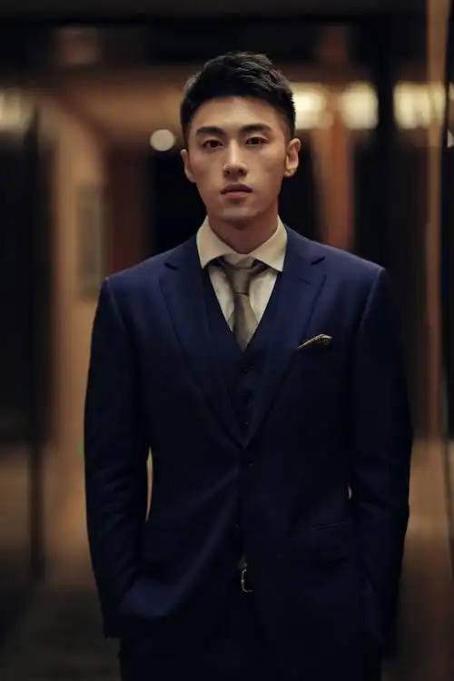 袁福福时尚盛典走红毯 帅气造型尽显潮男魅力