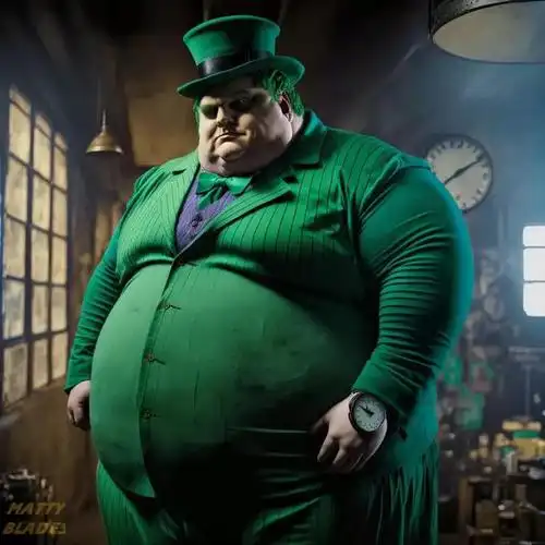 当超级英雄变胖,如果没有这标志性的衣装,很多英雄肯定是对不上号了