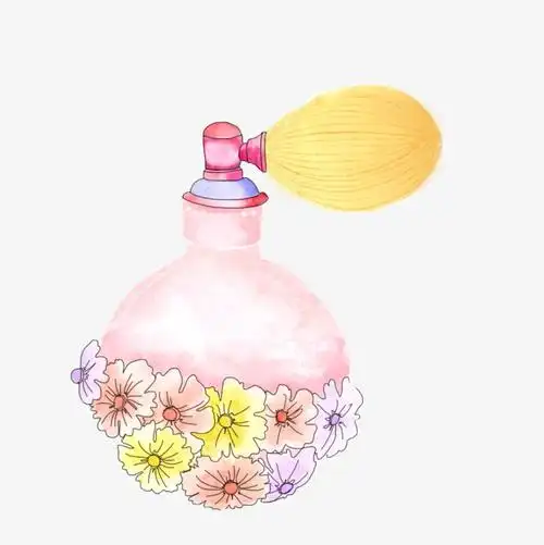 手绘香水瓶