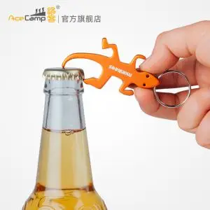 munkees壁虎开瓶器创意钥匙扣时尚啤酒开瓶器挂扣起子个性钥匙圈