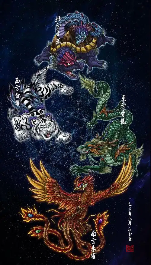 推 荐西游记人物谱--四大元帅壬寅虎  (版权已授,请勿盗用)