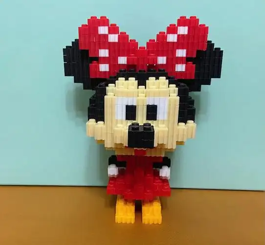 小颗粒积木  #积木图纸 #积木 #米妮