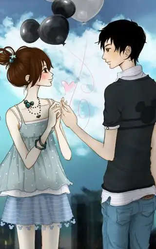 动漫唯美的爱情手机桌面壁纸