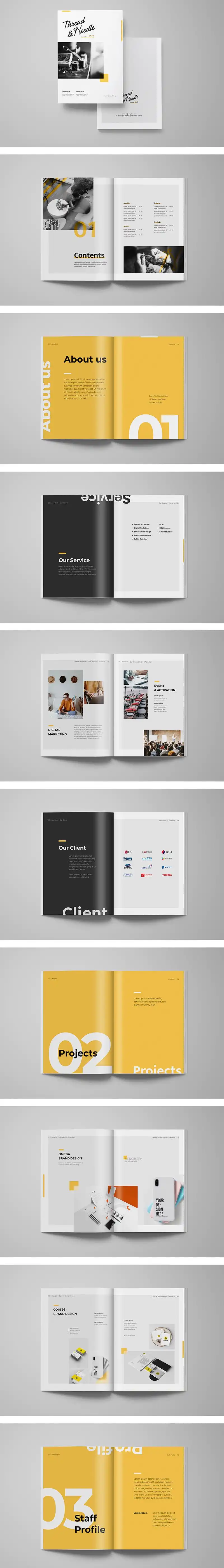 优秀画册版式设计欣赏