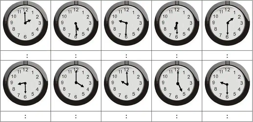 大班时钟练习题答案