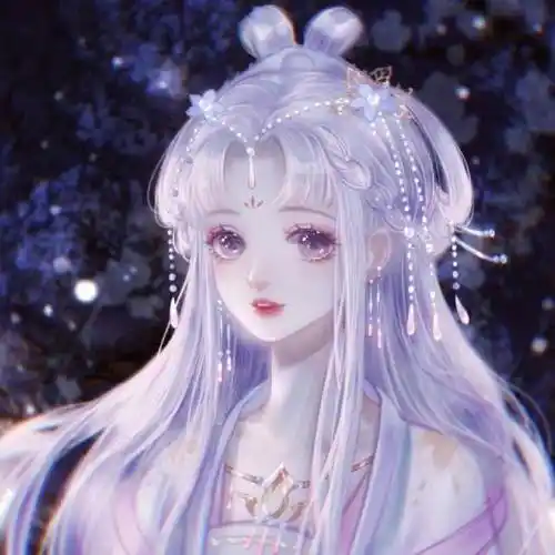 白蓝系古风女生头像(白蓝系古风女生头像高清)