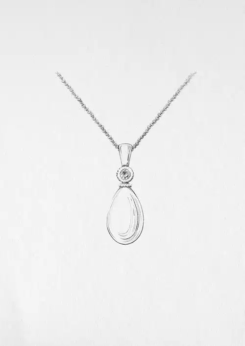 珠宝设计手绘草图