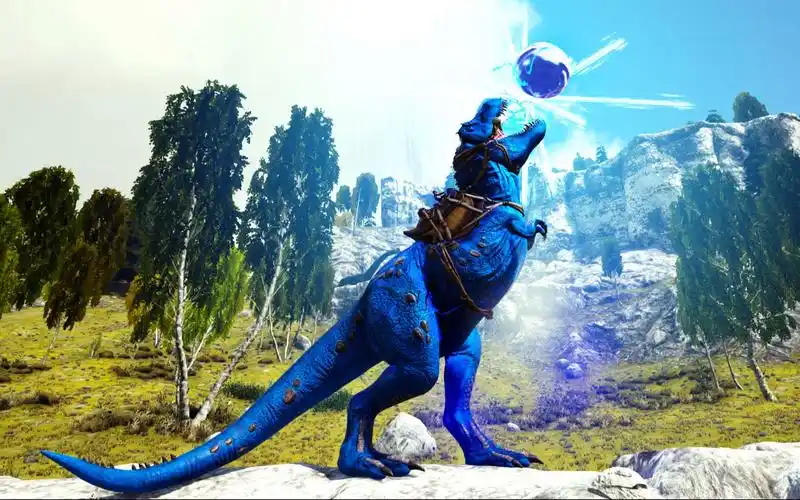 方舟生存进化 primal恐惧12 驯服天堂霸王龙!口吐彗星 摧毁一切