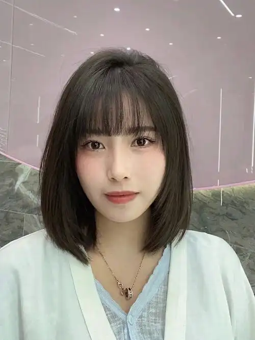 锁骨发中长发初恋头