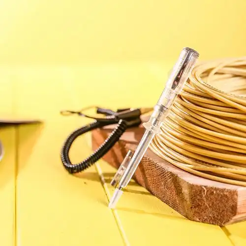 得力deli汽车电路测电笔汽车维修验电笔低压测电笔汽修试电笔6v24vdl