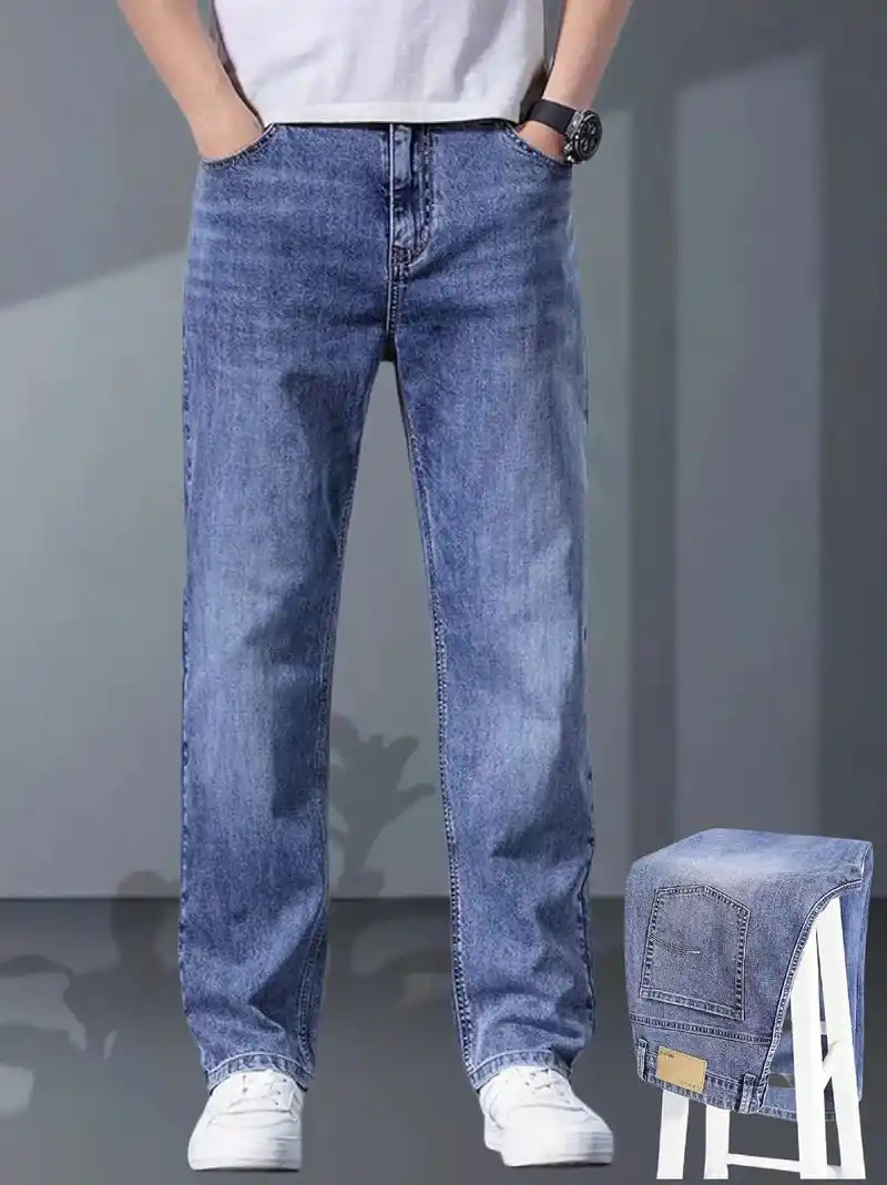 男神们,春夏季宽松休闲直筒牛仔裤来咯!j - 抖音