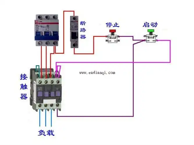断路器和交流接触器接线图值得收藏
